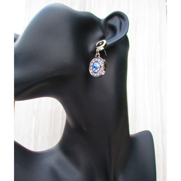 Nice Jewelry Brand Platinum Color Women’s Earrings Aretes - Picture 3 of 8